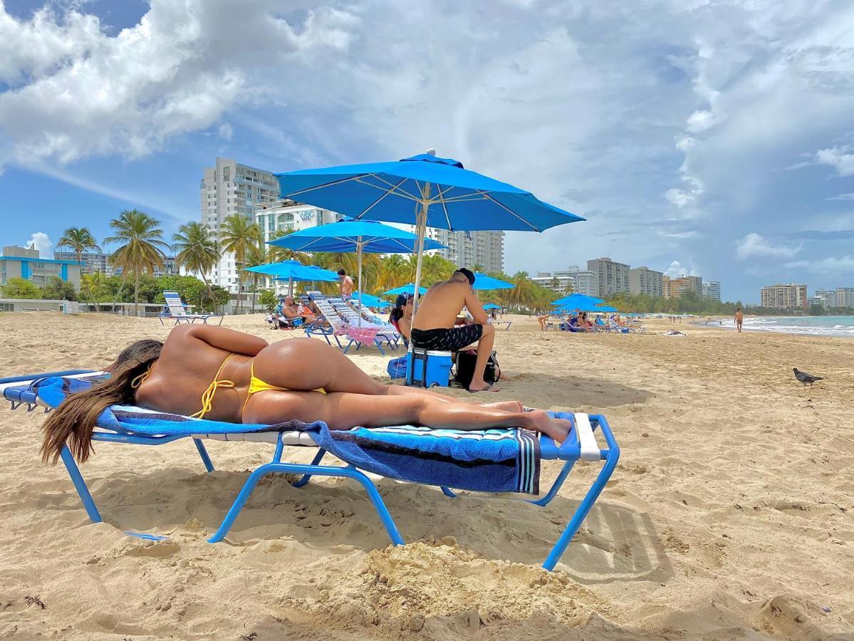 Hobie Oceanfront Apartment At Isla Verde San Juan Eksteriør billede